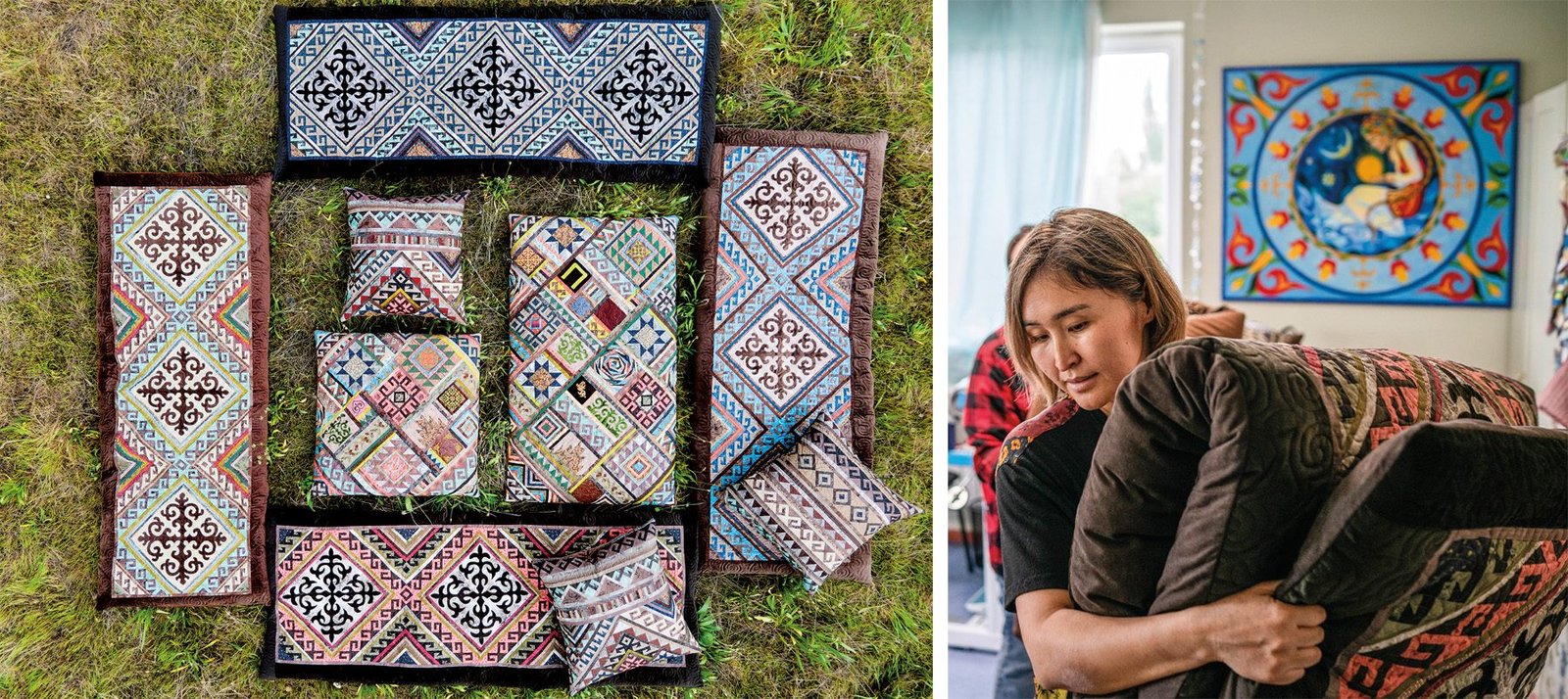 Crafting Identity: The Living Tradition of Kazakh Patchwork Quilts