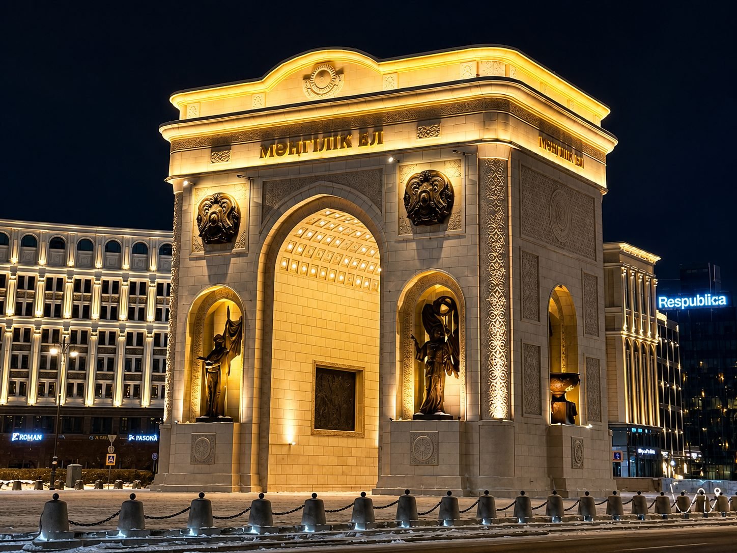 Triumphal Arch Mangilik El: A Landmark Reflecting Kazakhstan’s National Vision