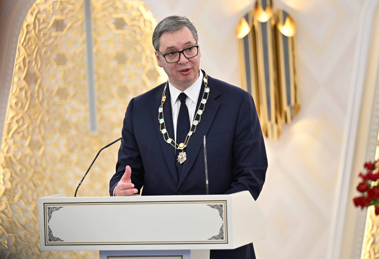 President Tokayev Honors Serbian President Aleksandar Vučić With Kazakhstan’s Highest State Award