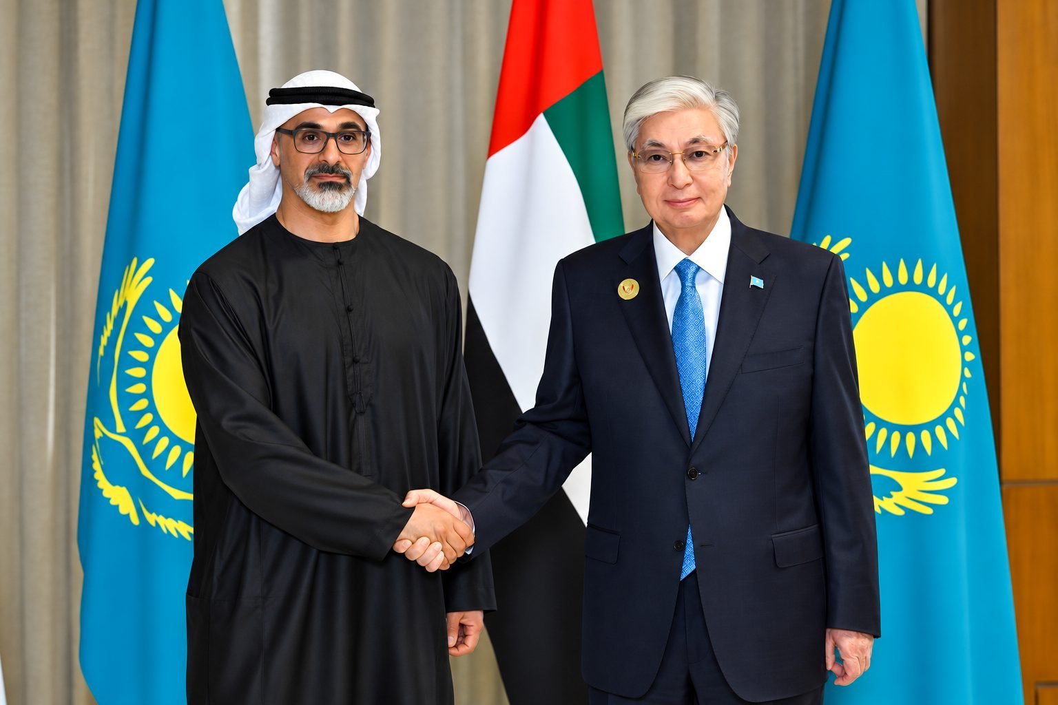 Tokayev & Abu Dhabi Crown Prince Advance Kazakhstan–UAE Investment Partnership