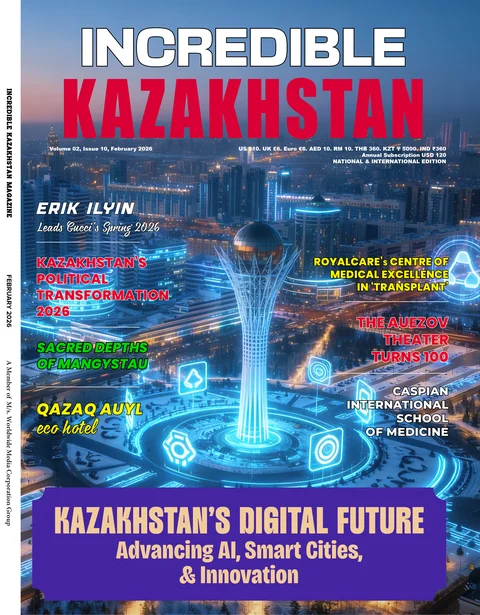 Incredible Kazakhstan Magazine — February 2026 cover