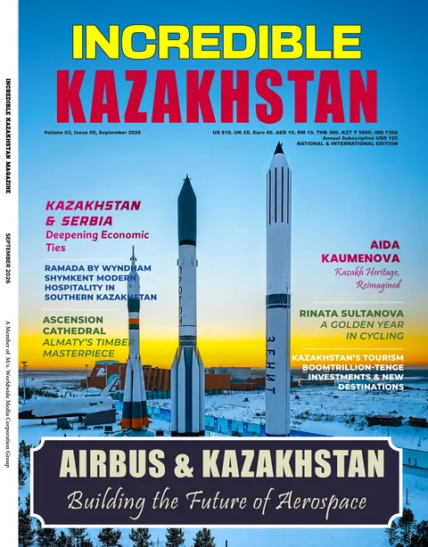 Incredible Kazakhstan Magazine — September 2026 cover